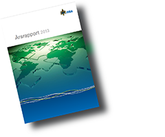 Faksimil på omslaget till den öppna årsrapporten för 2013. 