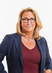 Charlotte Lindgren, chef för cyberverksamheten. Klicka på bilden för att ladda ned den högupplöst.